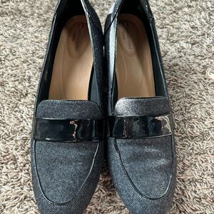 Unstructured by Clarks Un Cosmo Way Women 9.5 Black Pump Heels Loafers Comfort